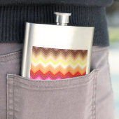 Flasque Rainbow Zig Zag (En situation)