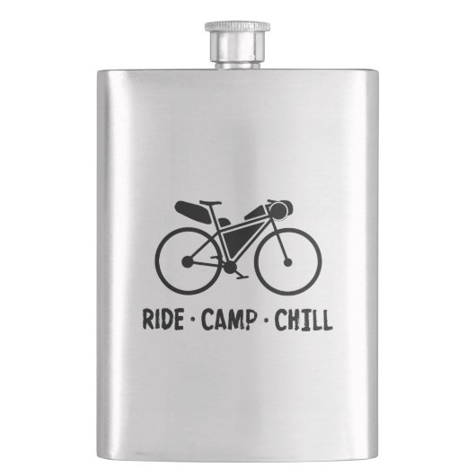 Flasque Randonnée en camping bikepacking (devant)