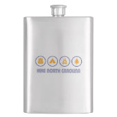 Flasque Randonnée en Caroline du Nord (devant)