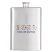 Flasque Randonnée Parc national de l'Isle Royale (devant)