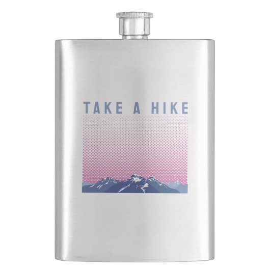 Flasque Randonnée pédestre / Aventure en plein air (devant)