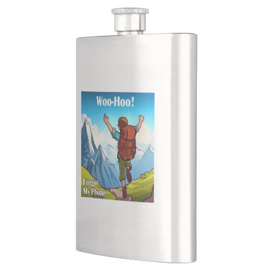 Flasque Randonnée Woo-Hoo a oublié mon téléphone (Gauche)
