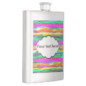 Flasque Rayures d'aquarelles (Droite)