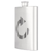 Flasque RECHARGER L'ICÔNE CODE BARRE Modèle de code-barres (Gauche)