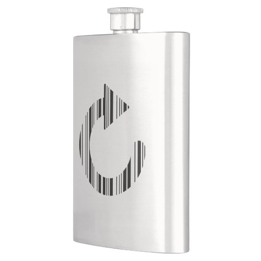 Flasque RECHARGER L'ICÔNE CODE BARRE Modèle de code-barres (Gauche)