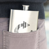 Flasque RECHARGER L'ICÔNE CODE BARRE Modèle de code-barres (En situation)