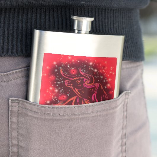 Flasque Red Bull Courant À Starry Night Flask (En situation)
