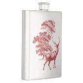 Flasque Red Deer vintage en forêt (Droite)