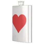 Flasque Red Heart Shape Love Classic Simple Minimalisme (Gauche)