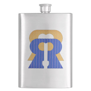 Flasque Reese Rideout Blue & Gold Fask