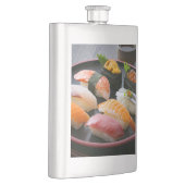 Flasque Refined Pour – Elegant Round Sushi Flask (Droite)