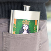 Flasque Reine de la Saint Patrick (En situation)