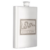 Flasque Rejoignez ou mourrez le crotale : Caricature Benja (Droite)