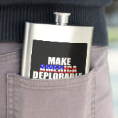 Flasque Rendre l'Amérique déplorable (En situation)