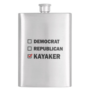 Flasque Républicain démocrate Kayaker