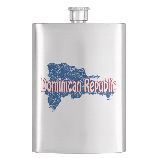 Flasque République dominicaine (devant)