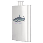Flasque requin gris cool (Gauche)