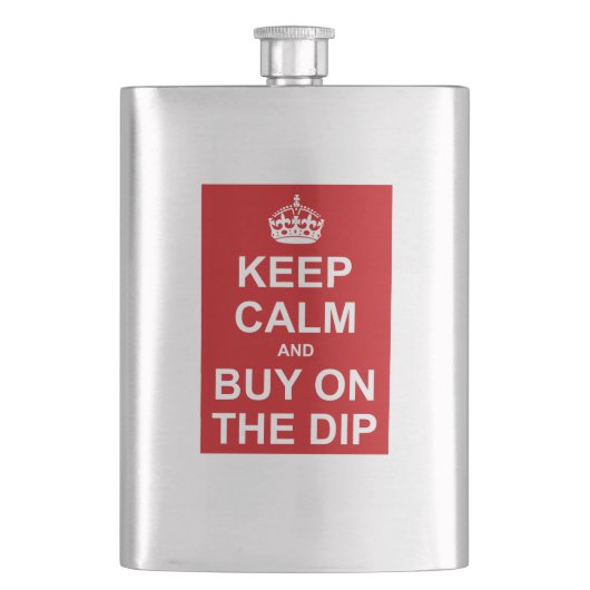 Flasque Restez Calme Et Achetez Sur La Plongée (devant)