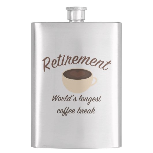 Flasque Retraite : La plus longue pause-café du monde (devant)