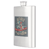 Flasque Retraité Mon Travail Est De Paddler Kayak (Gauche)