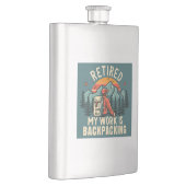 Flasque Retraité Mon travail est le retour (Droite)