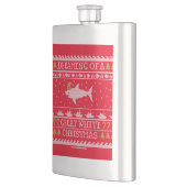 Flasque Rêver d'un grand pull blanc Noël blanc Noël (Gauche)
