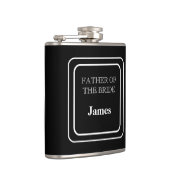 Flasque revêtu de vinyle - Père de la mariée (Droite)