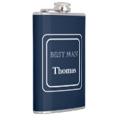 Flasque revêtu de vinyle - témoin de mariage (Droite)