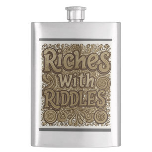 Flasque Riches avec des dorsales