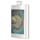 Flasque Robinet à vapeur Octopus & Clockwork Gears (Gauche)