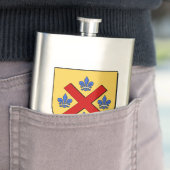 Flasque Rodriguez Bouclier héraldique (En situation)