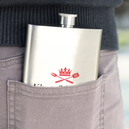 Flasque Roi du gril (En situation)