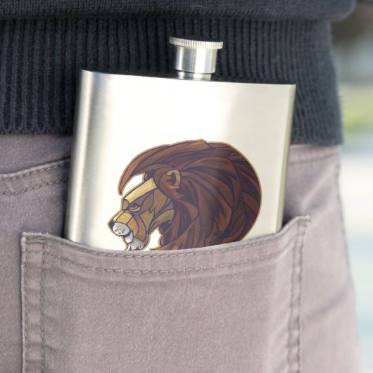 Flasque Roi du Grill (En situation)