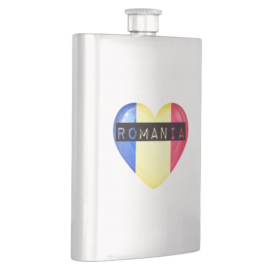 Flasque Romania Heart (Droite)