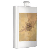 Flasque Rose de boussole antique de style (Droite)