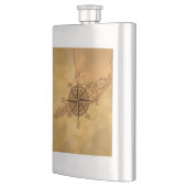 Flasque Rose de boussole antique de style (Gauche)