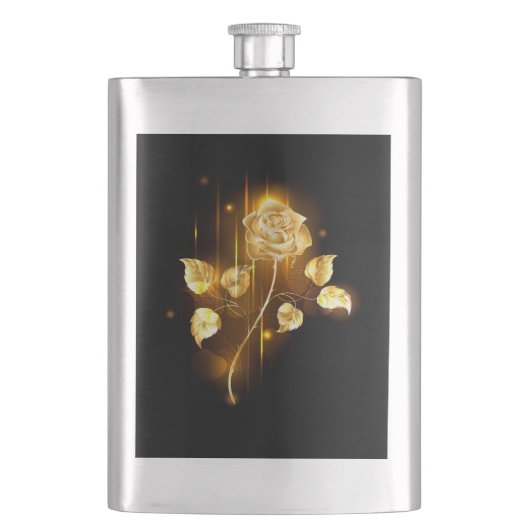 Flasque Rose d'or ( rose dorée ) (devant)