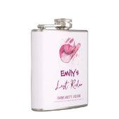 Flasque rose personnalisé pour le dernier week-end (Droite)