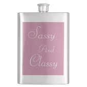 Flasque Rose Sassy et Classy> Masque féminin (devant)