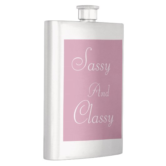 Flasque Rose Sassy et Classy> Masque féminin (Droite)
