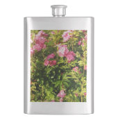 Flasque Roses roses en fleur (devant)