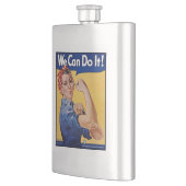 Flasque Rosie le Riveter : Une femme forte pour l'autonomi (Gauche)