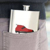 Flasque roulette rousse (En situation)