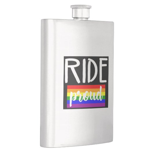 Flasque Roulez à vélo fier (Droite)