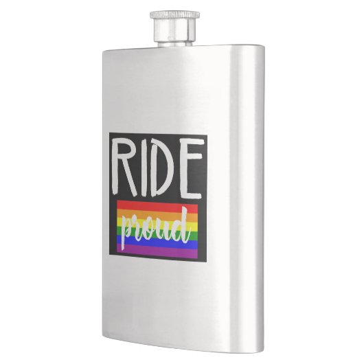 Flasque Roulez à vélo fier (Gauche)