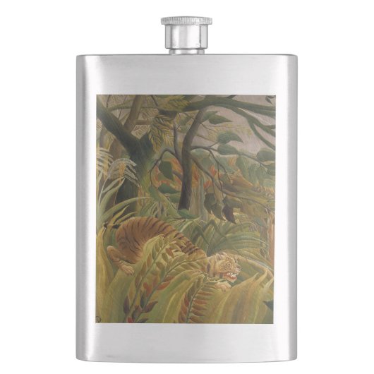 Flasque Rousseau Jungle Tropical Tiger Art (devant)