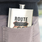 Flasque Route 66 (En situation)