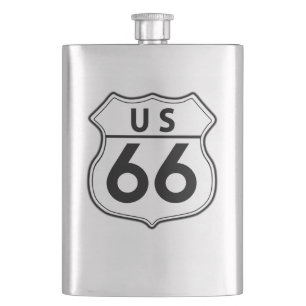 Flasque Route 66 Acier Liquor Classic Flask