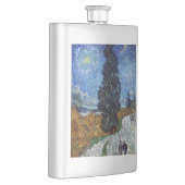 Flasque Route avec cyprès de Van Gogh Impressionnisme (Droite)