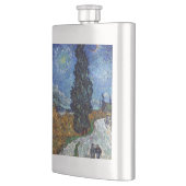 Flasque Route avec cyprès de Van Gogh Impressionnisme (Gauche)